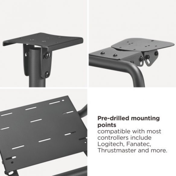 CABINA PARA SIMULACIÓN DE CARRERAS CON SOPORTE DE MONITOR DE 32" A 50"
