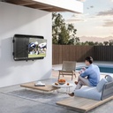 CAJA DE TV IMPERMEABLE CON SOPORTES DE PARED DE MOVIMIENTO COMPLETO (PARA TV DE 43''-65'')