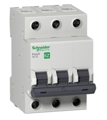 MINI BREAKER 63 AMP 3 POLOS RIEL